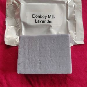 Home Made Donkey Milk And Lavender Soaps