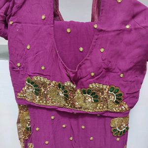 Beautiful Purple Saree