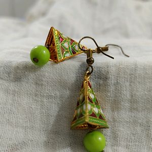 Beautiful Meenakari Earrings