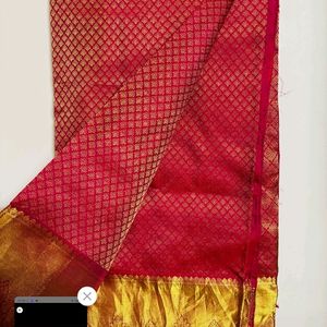 Price Fixed Kanchi Pattu Sarees (2) Without Blouse