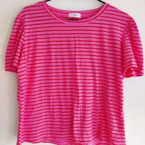 Pink Stripe Crop Top