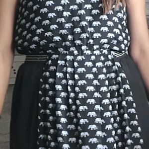 Elephant Print Dress