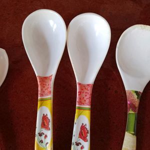 Plastic Spoon And Serving Spoo