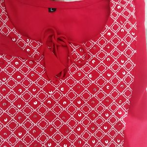 Red Kurti