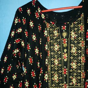 Short Black Kurti For Women