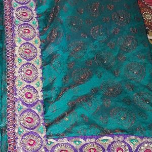 Heavy Border Ethnic Saree