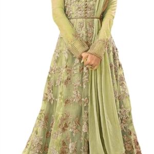 New Semi Stiched Anarkali Dress