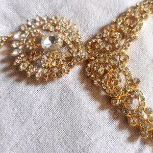 Party Wear Diamond Necklace Set