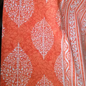 Orange Colour Bedsheet