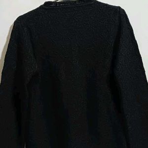 Jet Black Cardigan