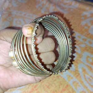 Metalic Gold Bangles