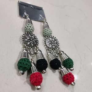 Long Fumta Earrings