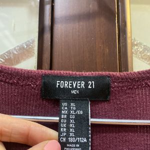 Forever 21 Burgundy Coloured Sweater