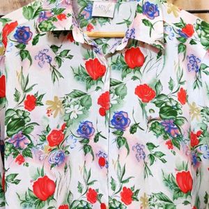 Very Beautiful Floral Print Shirt✨️