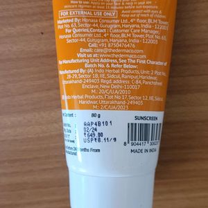 The Derma Co Sunscreen 80g