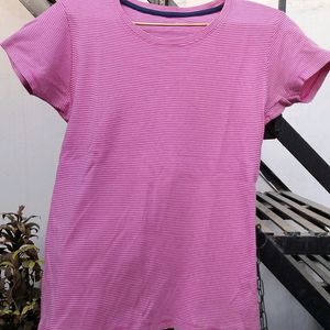 Beautiful Pink Colour Tee-shirt For Girls