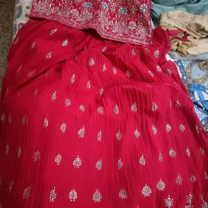 Imported Crush Fabric Lehenga Choli In XL Size