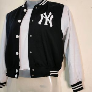 varsity crop jacket