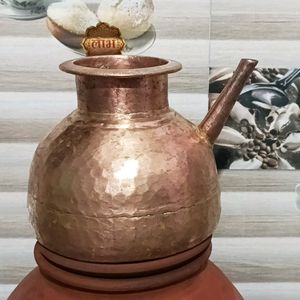 Antique Very Heavy Pure Copper Ganga Sagar Kalash