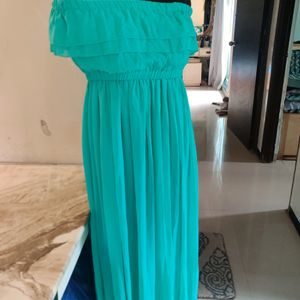 Turquoise Blue Maxi Vacation Dress