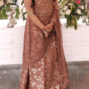 lehenga 🤎🔥 Crop top lehnga wedding with cancan