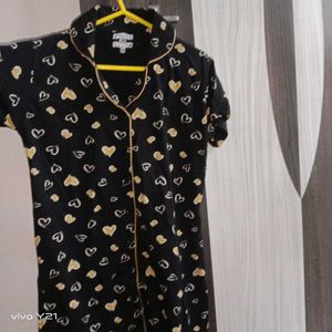 Black Night Wear Dress