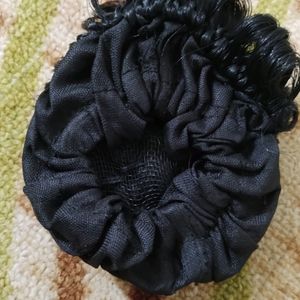 artificial hair bun