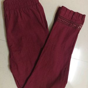 ❤ Maroon Pant With 2 Pocket For Women ❤