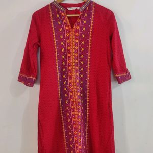 Max Red Printed Tunic (Woman)