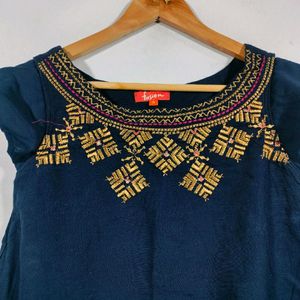 Fusion Embroidered Casual Top
