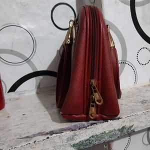 Cherry Colour Hand Bag