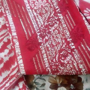 New Red Cotton Material