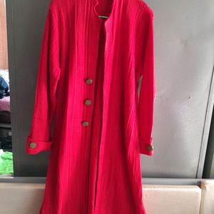 Women Clothes Red Kurta