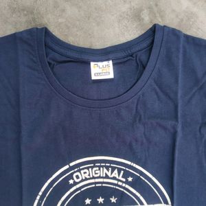 Brand New Navy Chest Printed T-shirt