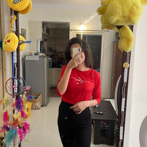 Good Quality Red Crop Top