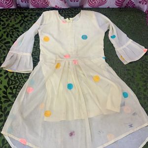 Yellow Sharara Set For Kids