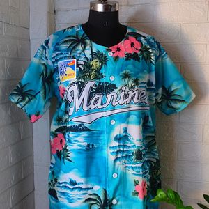 Marrines Chiba Lotte Unisex Beach Shirt 😍