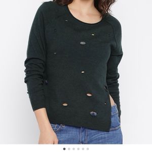 ONLY Women Green Solid Sweater