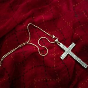 High Quality Jesus Cross Long Chain🌹🌹