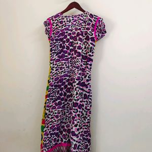 Multicolored Kurta Styled Dress