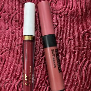 LiquidMaybelline & Myglamm Lipstick Combo Set Of 2