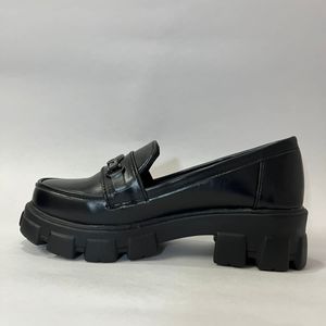 Korean Chunky Black Shoes