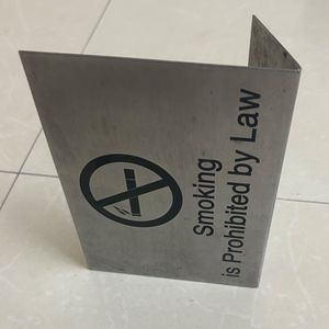 No Smoking table stand (Metal)