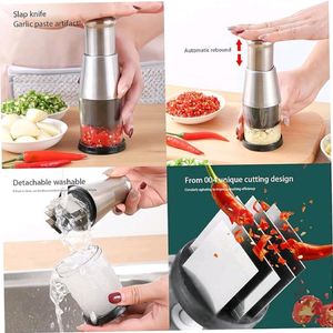 Onion Garlic Hand Press Chopper New