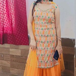 Yellow Ethnic Gown