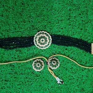 Green Choker  Set