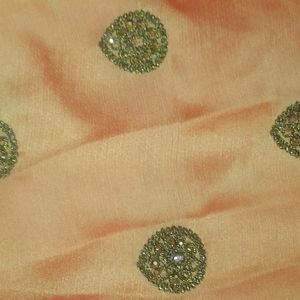 Orange Nd Yellowish Colour Combination Saree