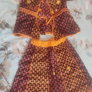 New Soft Ghaghra Choli For Baby