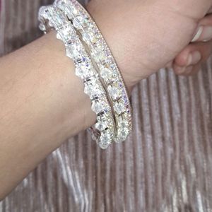 4 Party Wear Elegant Bangles Set