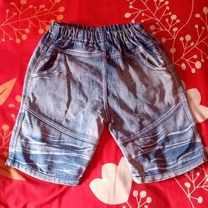 Damage Short Jeans For Men Stylish With Pattern